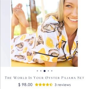 Katie Kime PJ Shorts Set, S/M, Cotton, worn TWICE